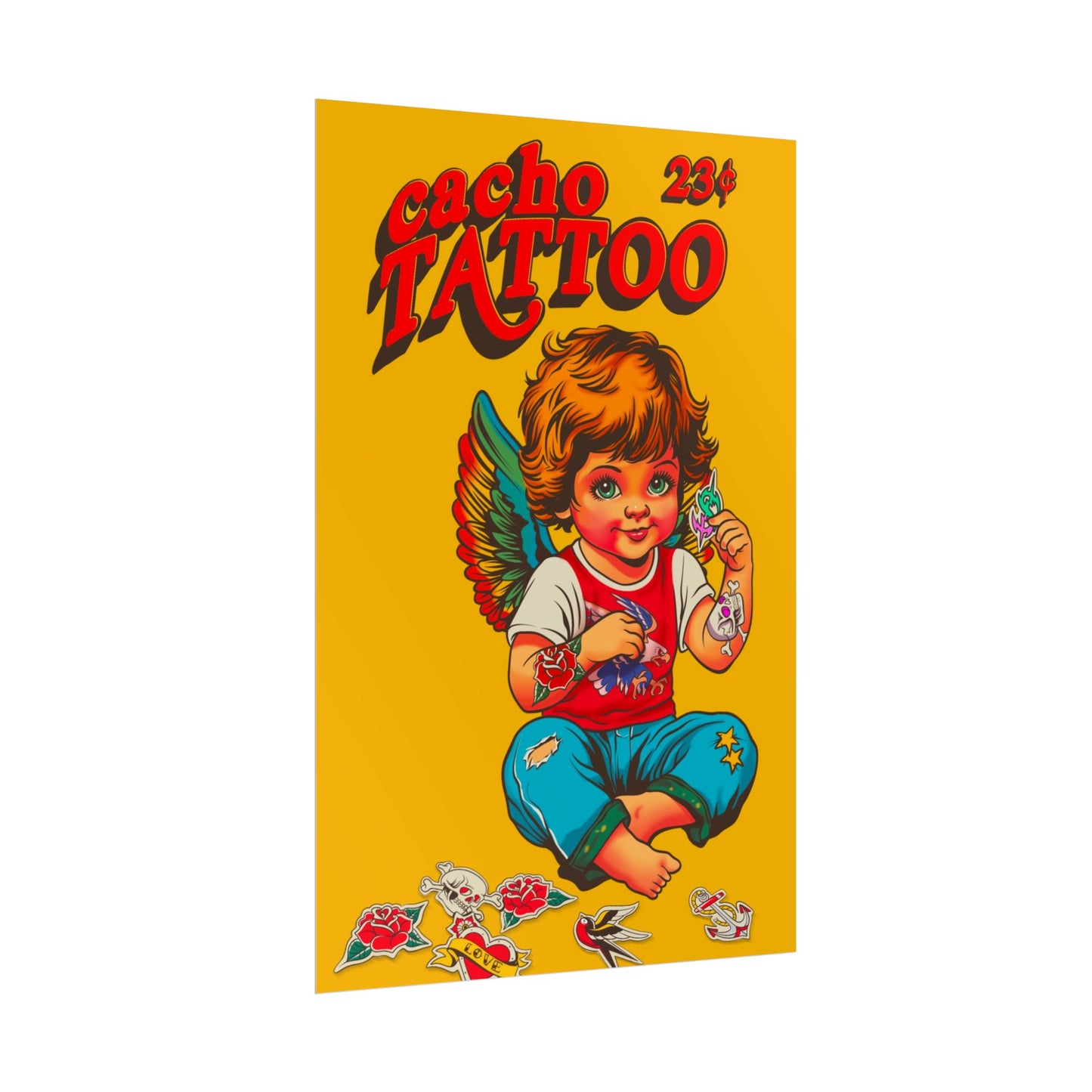 Vintage Cacho Tattoo poster