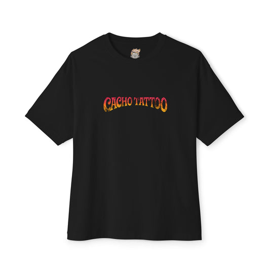 Cacho Tattoo Boxy Tee, Unisex Graphic Shirt, Oversized T-Shirt, Artful Casual Wear, Unique Gift for Tattoo Lovers, Streetwear Fashion