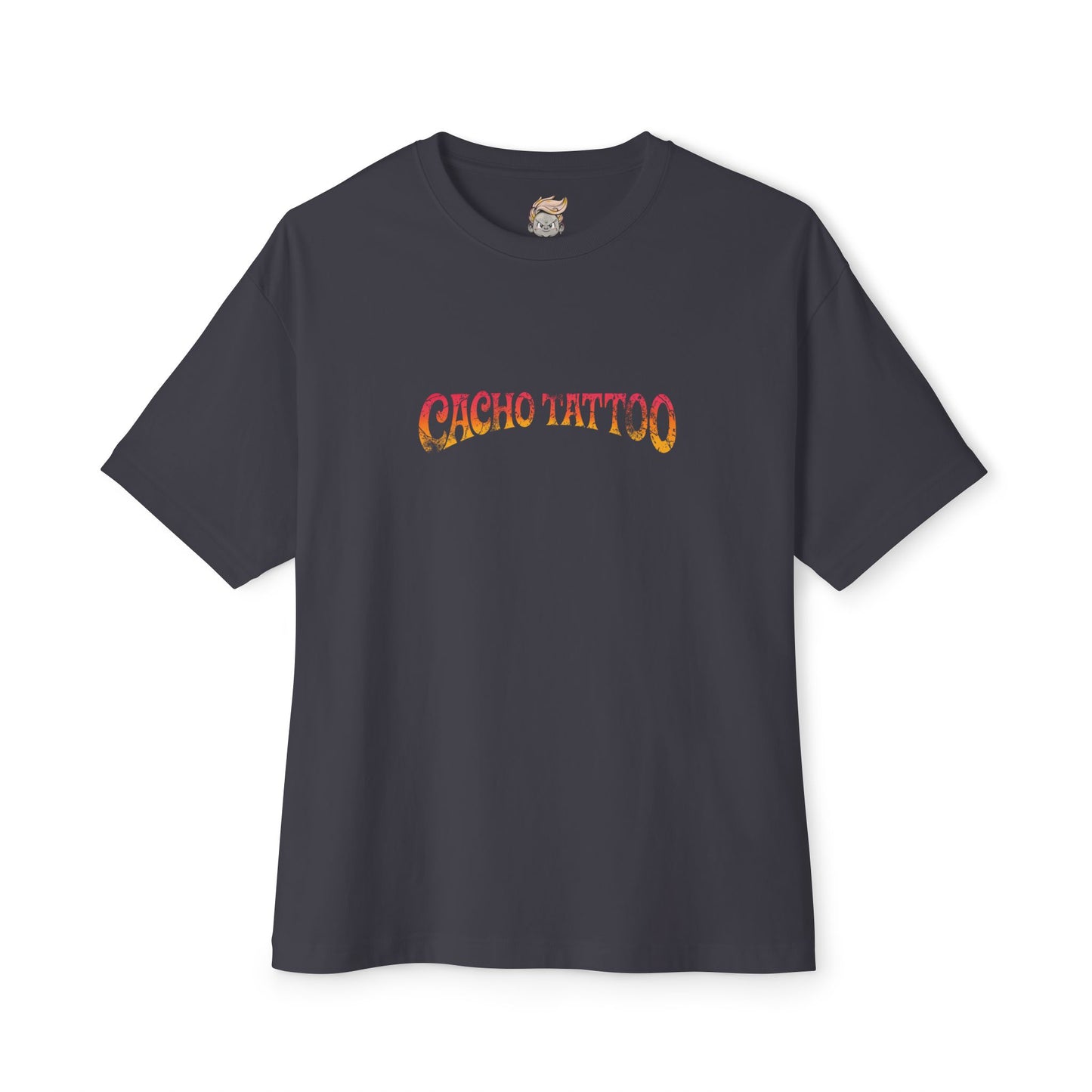 Cacho Tattoo Boxy Tee, Unisex Graphic Shirt, Oversized T-Shirt, Artful Casual Wear, Unique Gift for Tattoo Lovers, Streetwear Fashion